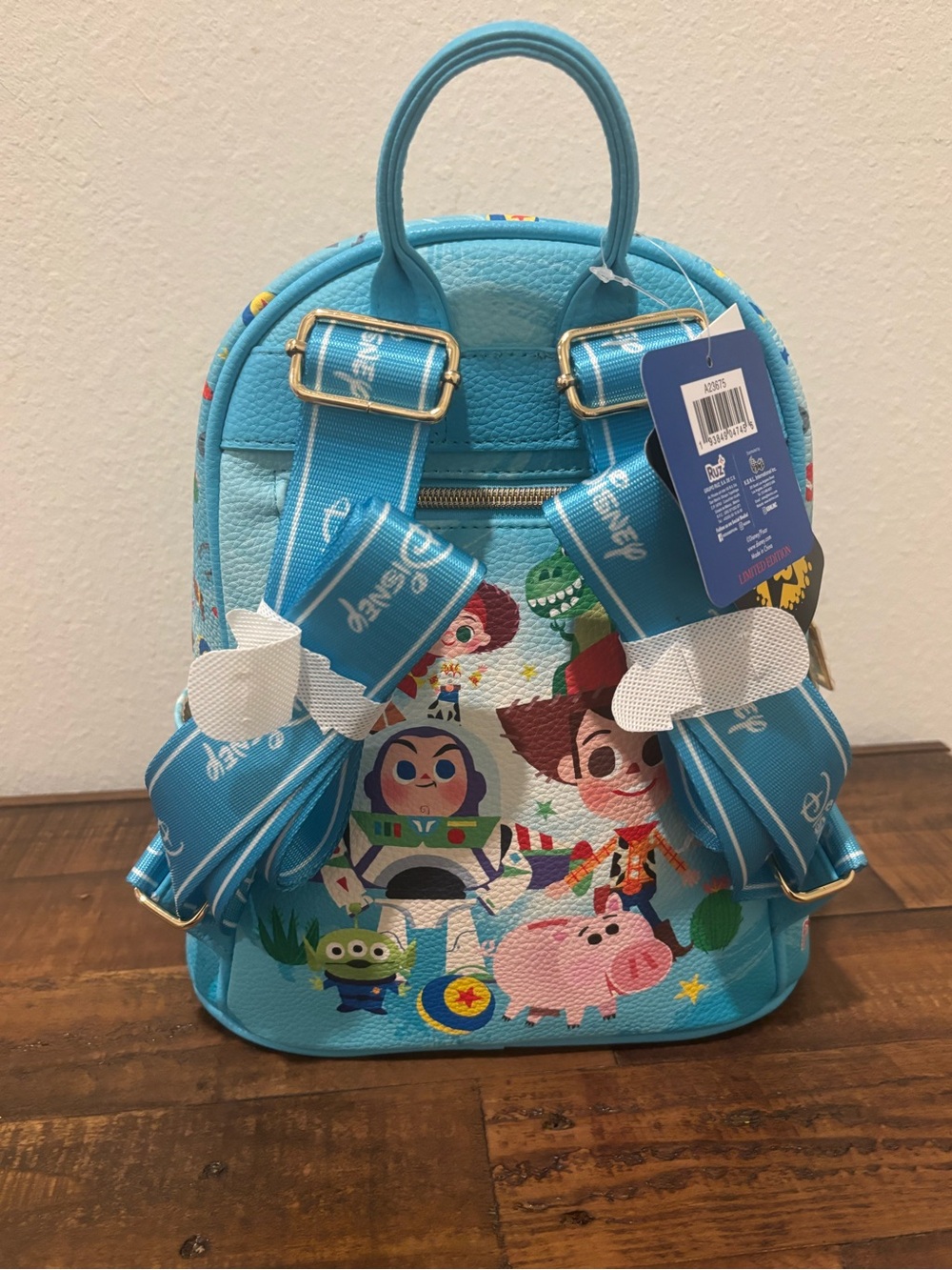 Wonda Pop x Toy Story Light Blue Kids Mini Backpack - Picture 3 of 11